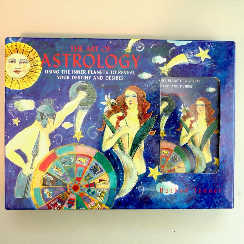 Barnes Noble The Art of Astrology Berthea Jenner Card Wheel Book Kit